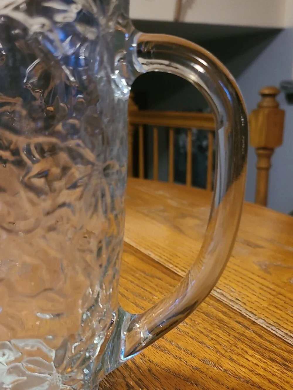 Princess House Fantasia Glass Floral Pitcher - Home Dining